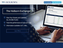 Tablet Screenshot of exchange.holbornassets.com